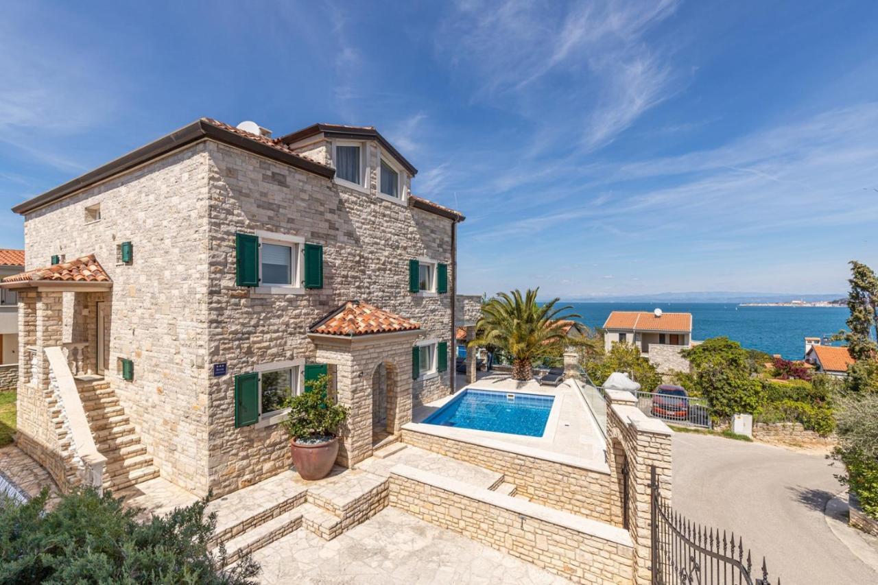 Villa Milena With Pool And Sea View Crveni Vrh Exterior foto