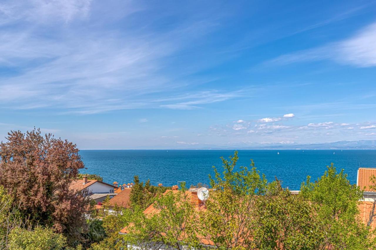 Villa Milena With Pool And Sea View Crveni Vrh Exterior foto